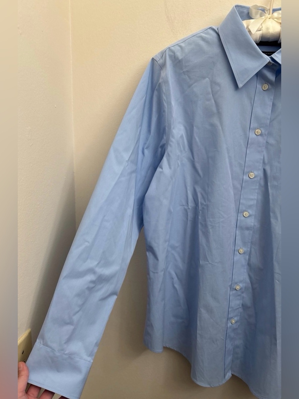 Lauren Ralph Lauren Light Blue Women's Button-Down Shirt XL NWT - Picture 6 of 14